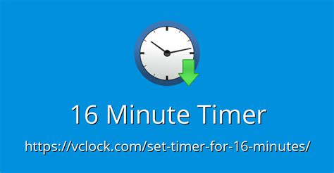 set a 16 minute timer|set a 16 min timer.